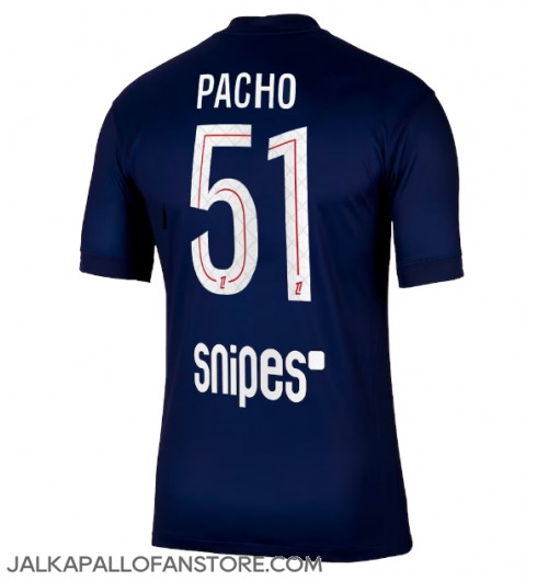 Paris Saint-Germain Willian Pacho #51 Kotipaita 2025-26 Lyhythihainen Paris Saint-Germain Willian Pacho #51 Kotipaita 2025-26 Lyhythihainen